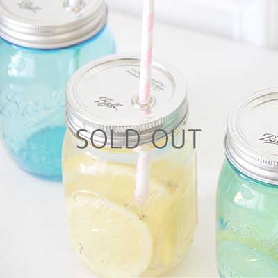 画像3: メイソンジャー Ball Mason jar タンブラー エコ 再生可能 紙ストロー25本入り サーキュラーエコノミー Stripes Aqua