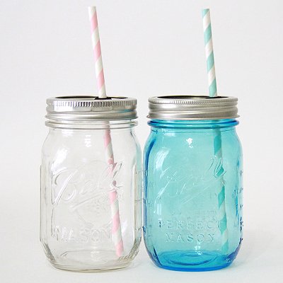 画像4: 【1本】単色プラスチックストロー メイソンジャー Ball Mason jar タンブラー 繰り返し使える