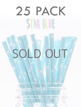 メイソンジャー Ball Mason jar タンブラー エコ 再生可能 紙ストロー25本入り サーキュラーエコノミー Star Blue