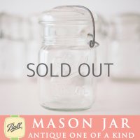 アンティーク メイソンジャー Ball Mason jar  ビンテージ　スモール　ワイヤー型　クリア