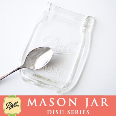 画像1: メイソンジャー Mason jar ディッシュ　お皿　小皿　クリア