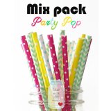 メイソンジャー Ball Mason jar タンブラー エコ 再生可能 紙ストロー25本入り サーキュラーエコノミー ミックスパック Party POP