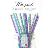 メイソンジャー Ball Mason jar タンブラー エコ 再生可能 紙ストロー25本入り サーキュラーエコノミー ミックスパック Sweet Sugar