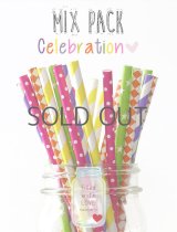 メイソンジャー Ball Mason jar タンブラー エコ 再生可能 紙ストロー25本入り サーキュラーエコノミー ミックスパック Celebration