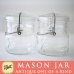 画像1: アンティーク メイソンジャー Ball Mason jar  ビンテージ　ワイドマウス　ワイヤー型　ホワイト (1)