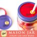 画像3: メイソンジャー　Ball社　レギュラーマウス用　ストロー用蓋　フタ　Mason jar　レッド (3)