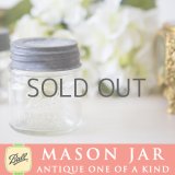【超希少！激レア】アンティーク メイソンジャー Ball Mason jar  ビンテージ　ハーフパイント　ミニ　クリア