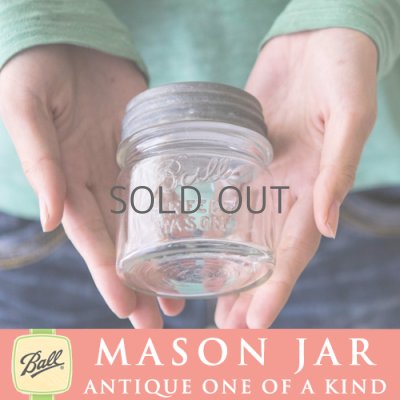 画像4: 【超希少！激レア】アンティーク メイソンジャー Ball Mason jar  ビンテージ　ハーフパイント　ミニ　クリア