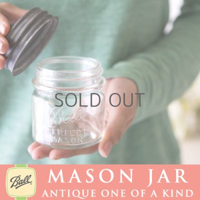 画像2: 【超希少！激レア】アンティーク メイソンジャー Ball Mason jar  ビンテージ　ハーフパイント　ミニ　クリア