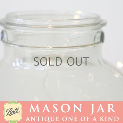 画像3: アンティーク　メイソンジャー　限定１点のみ！超希少レア！Ball社特大メイソンジャー　インテリア用