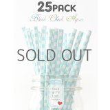 メイソンジャー Ball Mason jar タンブラー エコ 再生可能 紙ストロー25本入り サーキュラーエコノミー Block Check Aqua