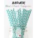 画像1: メイソンジャー Ball Mason jar タンブラー エコ 再生可能 紙ストロー25本入り サーキュラーエコノミー Block Check Turquoise (1)