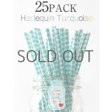 メイソンジャー Ball Mason jar タンブラー エコ 再生可能 紙ストロー25本入り サーキュラーエコノミー Harlequin Turquoise