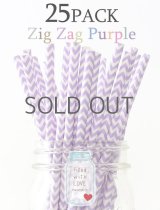 メイソンジャー Ball Mason jar タンブラー エコ 再生可能 紙ストロー25本入り サーキュラーエコノミー Zig Zag Purple