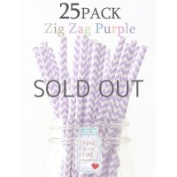 メイソンジャー Ball Mason jar タンブラー エコ 再生可能 紙ストロー25本入り サーキュラーエコノミー Zig Zag Purple