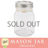 ◆稀少◆メイソンジャー 16oz エリート レギュラーマウス 八角  Ball Mason jar オリジナル クリア