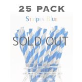 メイソンジャー Ball Mason jar タンブラー エコ 再生可能 紙ストロー25本入り サーキュラーエコノミー Stripes Blue