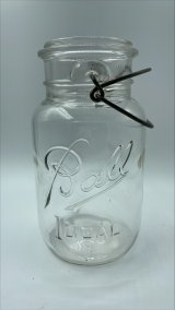 アンティーク メイソンジャー Ball Mason jar  ビンテージ　Quart(クォート)　ワイヤー型　クリア瓶/蓋なし