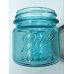 画像3: 【希少】アンティーク メイソンジャー Ball Mason jar  ビンテージ　Zinc蓋つき　ブルー (3)