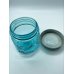 画像2: 【希少】アンティーク メイソンジャー Ball Mason jar  ビンテージ　Zinc蓋つき　ブルー (2)