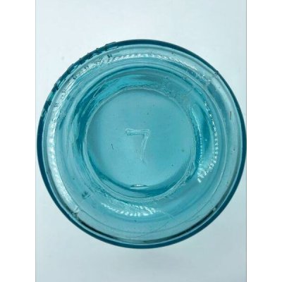 画像4: 【希少】アンティーク メイソンジャー Ball Mason jar  ビンテージ　Zinc蓋つき　ブルー