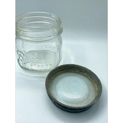 画像2: 【希少】アンティーク メイソンジャー Ball Mason jar  ビンテージ　Zinc蓋つき　クリア