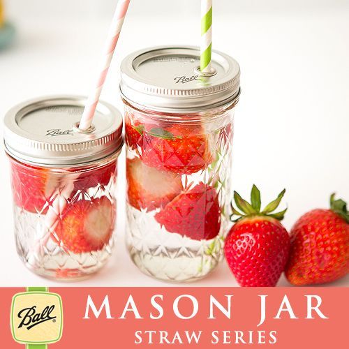 メイソンジャー Ball Mason Jar クリスタルジェリー クリア ストロー用ミニタンブラー レギュラーマウス