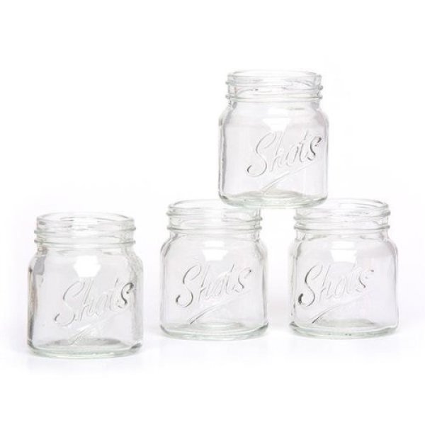 画像4: メイソンジャーショットグラス　ウイスキーやウォッカに　Mason jar 　ショットグラス クリア (4)