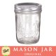 画像: メイソンジャー 8oz（236ml）レギュラーマウス  Ball Mason jar オリジナル クリア ハーフパイント