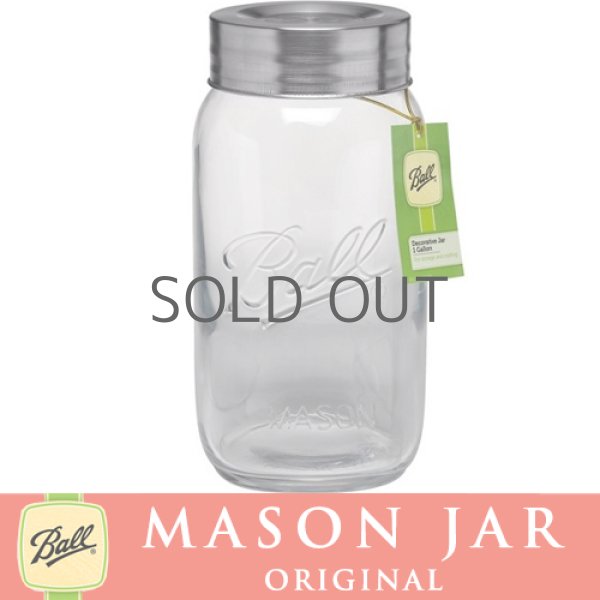 画像1: メイソンジャー 1ガロン 3700ml 1Gallon　Ball Mason jar　オリジナル　クリエイティブ　コンテナジャー (1)