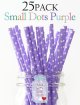 画像: メイソンジャー Ball Mason jar タンブラー エコ 再生可能 紙ストロー25本入り サーキュラーエコノミー Small Dots Purple
