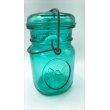 画像4: 【希少】アンティーク メイソンジャー Ball Mason jar  ビンテージ　スモール　ワイヤー型　ブルー (4)